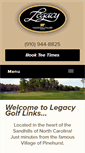 Mobile Screenshot of legacygolfnc.com